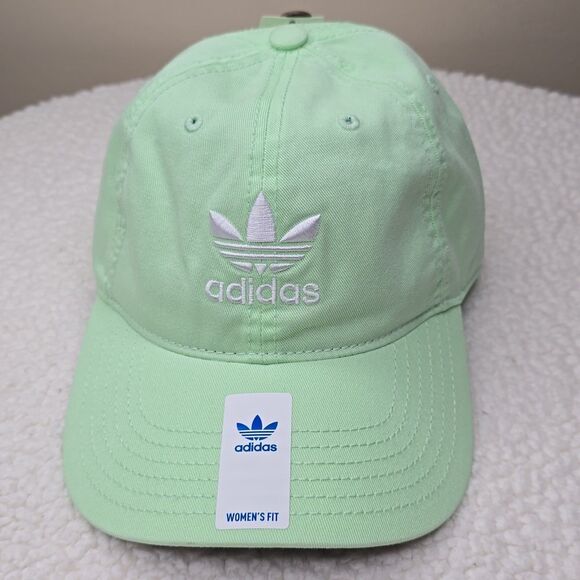 adidas Accessories - NWT Adidas Relaxed Strap-Back Hat Semi Green Spark OS
